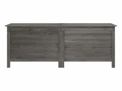 Caja de almacenamiento para jardín de madera maciza de abeto color antracita
