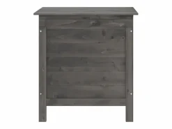 Sale Caja de almacenamiento para jardín de color antracita de madera maciza de abeto. Armario De Jardín
