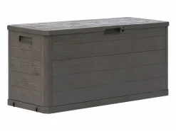 Best Caja de almacenamiento para jardín marrón de 280 l Armario De Jardín