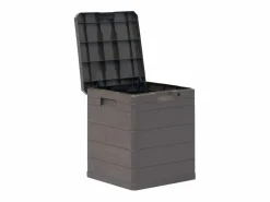 Clearance Caja de almacenamiento para jardín marrón de 90 l Armario De Jardín