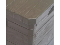 Clearance Caja de almacenamiento para jardín marrón de 90 l Armario De Jardín