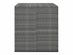 Caja de cojines para jardín Resina mimbre 100x97,5x104 cm