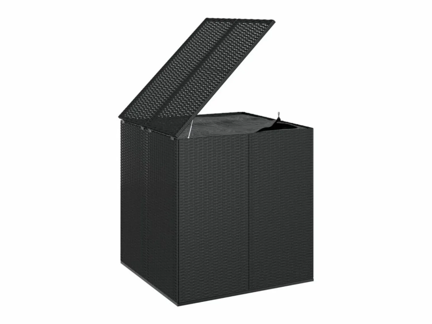 Sale Caja de cojines para jardín Resina mimbre 100x97,5x104 cm Armario De Jardín