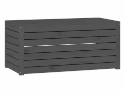 Caja de jardín 101x50,5x46,5 cm madera maciza de pino