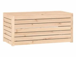 Caja de jardín 101x50,5x46,5 cm madera maciza de pino Armario De Jardín