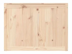 Caja de lavandería 88,5x44x66 cm Madera maciza de pino