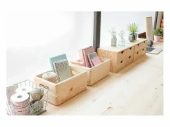 Discount Astigarraga Caja de madera 30 x 20 x 14 cm Beige