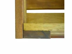 Clicnbuy Caja de manzanas de jardín para plantar de madera de acacia