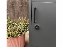 Hot Caja de paquetes de 56cm en acero galvanizado con candado antracita Buzón