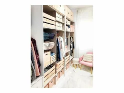 Best Caja de pino macizo apilable - L51,2 x H28 cm Accesorios De Almacenaje|Cesta