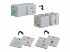 Clearance Caja plegable gris (espacio) 30x30x30 Accesorios De Almacenaje
