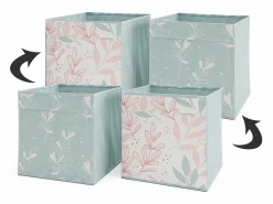 Vicco Caja plegable turquesa 30x30x30