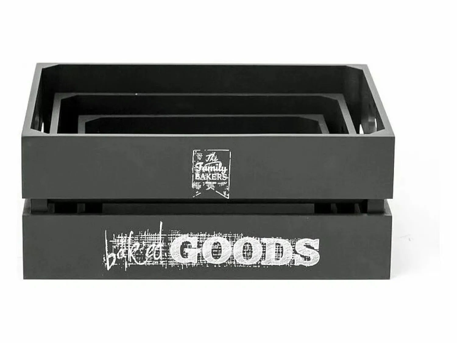 Cajas Set de 3 MDF 17x28x15/32x23x12/27x18x10cm