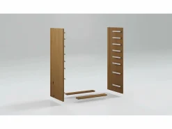 New vidaxl Cajonera con ruedas MOSS madera maciza de pino Blanco