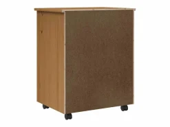 Online Cajonera con ruedas MOSS madera maciza pino marrón miel Cajonera De Escritorio