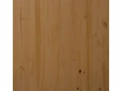 vidaxl Cajonera con ruedas MOSS madera maciza pino marrón miel