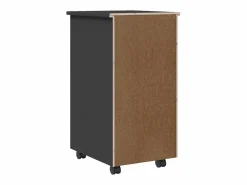 Sale vidaxl Cajonera con ruedas MOSS madera maciza de pino Gris