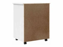 vidaxl Cajonera con ruedas MOSS madera maciza de pino