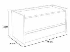 Sale Cajonera De Interior Con Cajón Corredero, Diseño Moderno Baúl Y Arcón