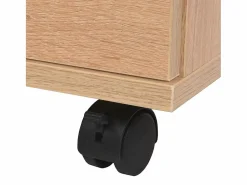 vidaxl Cajonera de madera 33x45x60 cm color roble Color natural claro