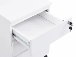 Clearance Vente-unique Cajonera de oficina con 3 cajones en color - OLBERDA Blanco