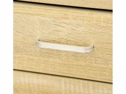 Hot Vinsetto Cajonera de oficina madera natural 40x36x65 cm Marru00f3n