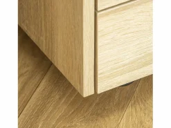 Hot Vinsetto Cajonera de oficina madera natural 40x36x65 cm Marru00f3n