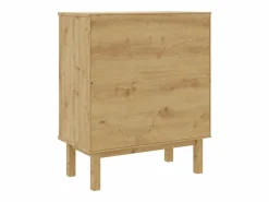 vidaxl Cajonera OTTA madera maciza de pino 76,5x39,5x90 cm