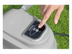 Bestway Calentador de Agua Eléctrico 42,6x26,6x18,7 cm para Piscinas Desmontables de 1.520-17.035L Temperatura Máxima 40°C