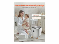 New Calentador de Toallas SucceBuy 25 L, Cubo Secatoallas para Baño, con Pantalla LED, Regulación de Temperatura y Temporizador 20/40/60/90 min Toallero Eléctrico