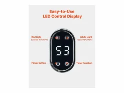 New Calentador de Toallas SucceBuy 25 L, Cubo Secatoallas para Baño, con Pantalla LED, Regulación de Temperatura y Temporizador 20/40/60/90 min Toallero Eléctrico