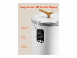 Calentador de Toallas SucceBuy 20 L, Cubo Secatoallas para Baño Spa, con Pantalla LED, Regulación de Temperatura, Bloqueo de Seguridad