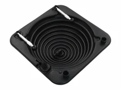 Calentadores solares de piscina 2 pzas HDPE aluminio 75x75x36cm ES863500