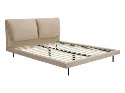 Best Cama 140 x 190 cm de terciopelo en color + colchón - IBEDIA Cama Terciopelo