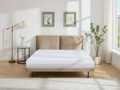 Best Cama 140 x 190 cm de terciopelo en color + colchón - IBEDIA Cama Terciopelo