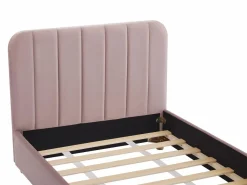 Vente-unique Cama 90 x 190 cm en terciopelo con costuras - ROGADI