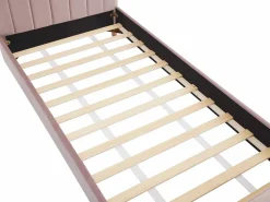 Vente-unique Cama 90 x 190 cm en terciopelo con costuras - ROGADI