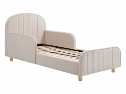 cama 90 x 190 cm tejido texturizado en color + colchón - MIRAVELO Cama Infantil