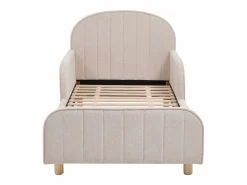 cama 90 x 190 cm tejido texturizado en color + colchón - MIRAVELO Cama Infantil