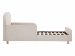 cama 90 x 190 cm tejido texturizado en color + colchón - MIRAVELO Cama Infantil