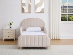 New Cama 90 x 190 cm tejido texturizado en color - MIRAVELO Cama Infantil