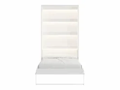 Best Cama abatible 120 x 200 cm apertura vertical manual leds + colchón - RAPILI Cama Abatible