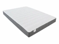 Cama abatible 140 x 200 cm apertura horizontal leds blanco natural + colchón - RAPILI Cama Abatible|Cama Con Almacenaje