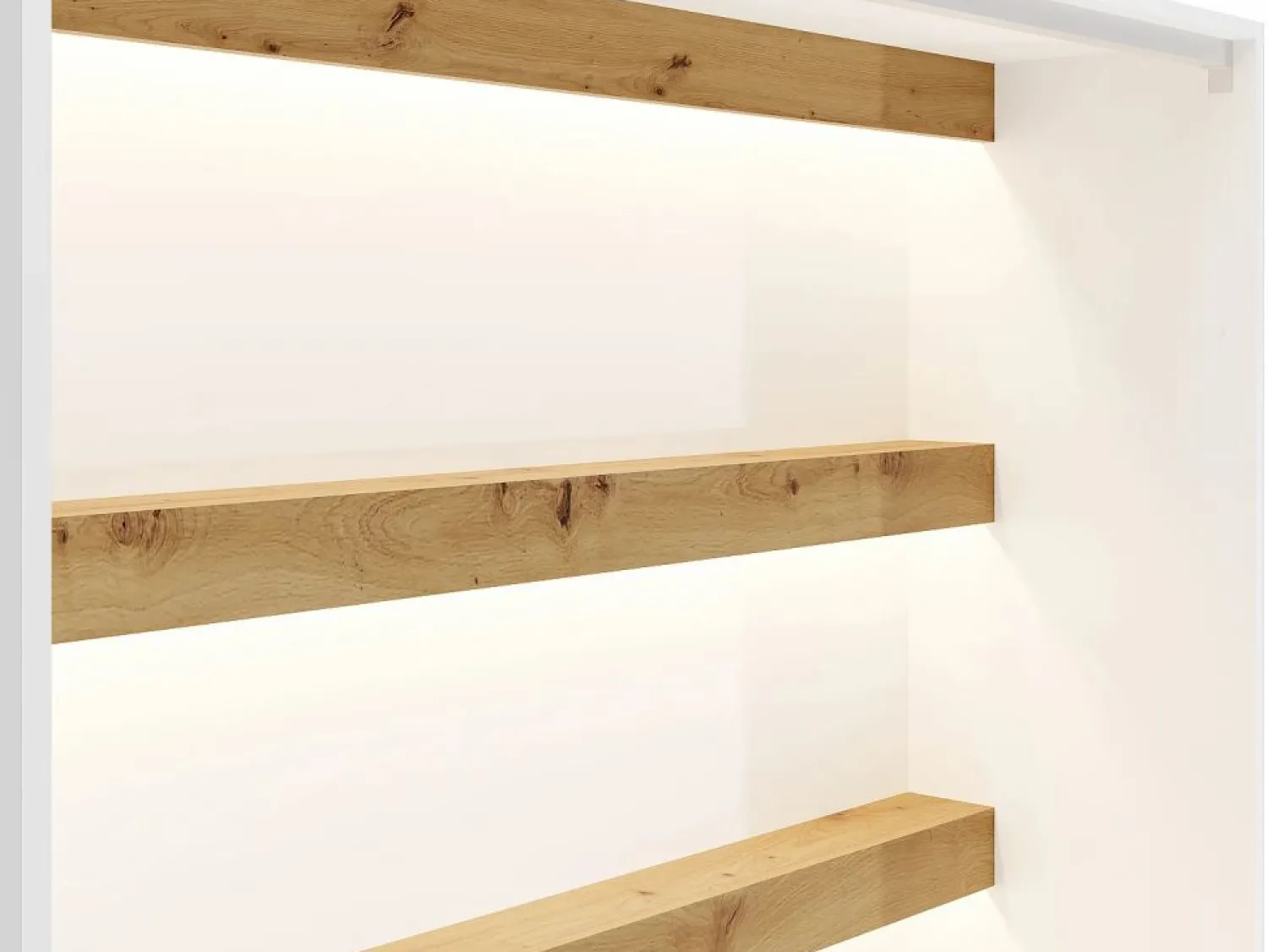 Discount Cama abatible de 140 x 200 cm apertura vertical leds blanco y natural + colchón - RAPILI Cama Abatible|Cama Con Almacenaje