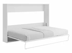 Vente-unique Cama abatible horizontal tipo armario 140 x 200 cm - MALINA II