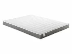 Vente-unique Cama abatible vertical 140 x 200 cm 1 armario + espejo + colchón - RAPILI