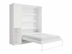 Hot Cama abatible vertical 140 x 200 cm 1 armario + colchón - RAPILI Cama Abatible