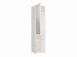 Discount Cama abatible vertical 140 x 200 cm beige 1 armario + espejo + colchón - RAPILI Cama Abatible
