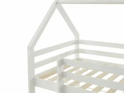 Outlet Cama alta cabaña 90 x 190 cm de madera de pino con colchón - TARZIA Cama Montessori|Cama Alta