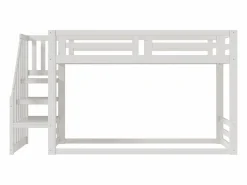 Online Cama altillo infantil 90×200 cm - con escalera y somier de láminas - Cama Alta